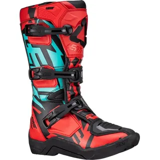 Leatt 3.5 S23, Stiefel Kinder - Rot/Schwarz/Türkis - 3 US