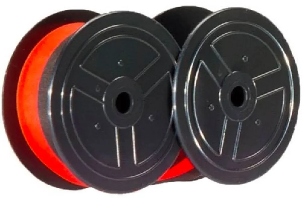 Nylon Farbband Gr.51 13mm/6m schwarz/rot