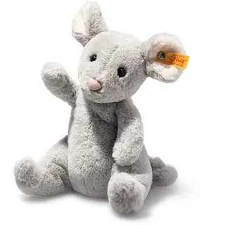 Steiff 056246 - Cheesy Maus, sitzend, hellgrau, Plüsch, 19 cm