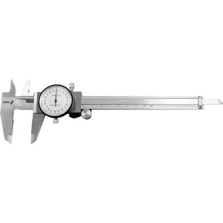 Messschieber mit Uhr 0 - 150 mm, Kohlenstoffstahl