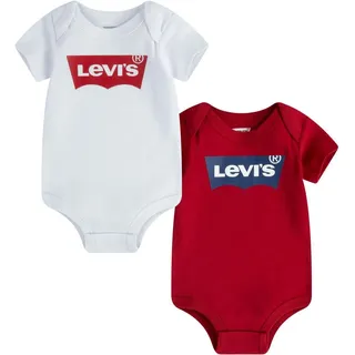 Levi's Levi ́s ® Kids Batwing Kurzärmeliger Body 2 Einheiten - Transparent - 6-12 Monate