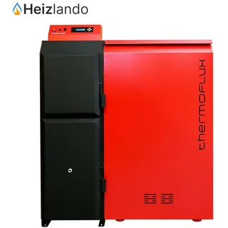 ThermoFlux Pelletkessel | Pelling 25 ECO | 25kW | 230kg Behälter rechts