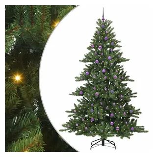 vidaXL Künstlicher klappbarer Weihnachtsbaum Grün 240 cm