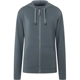 super.natural Damen Solution Hoodie Jacke (Größe M, blau)