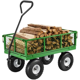 Vevor Bollerwagen Transportwagen, Gartenwagen, Gerätewagen, Handwagen 300kg Grün