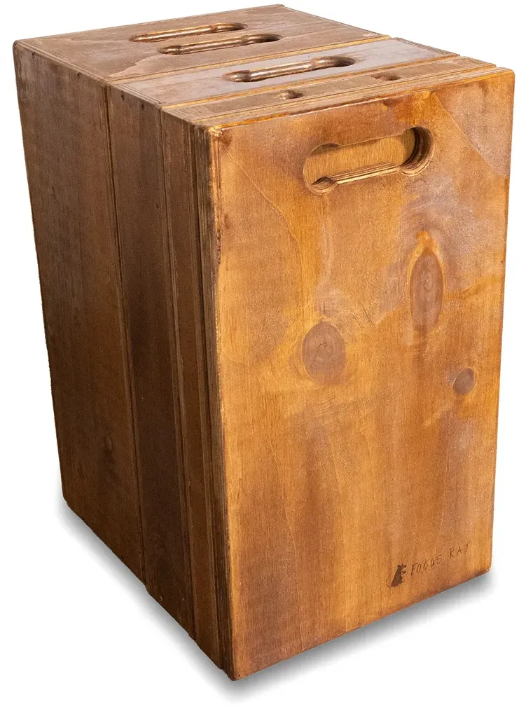 Apple Box SET 4 Stck. handgebeizt