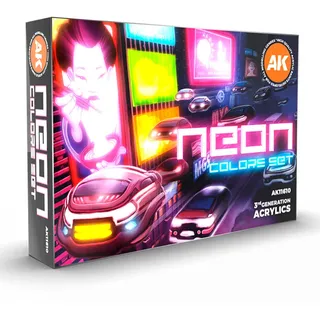 AK Interactive AK Neon Colors Set