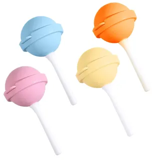 Lollipop Molds Silicone, Lollipop Making Kit, 1.77x1.77x3.94 Inches 4 Pieces Reusable Easy Release Moulds, Whiskey Bar Supplies Maker for Chocolate, Fondant, Cakesicles, Dessert