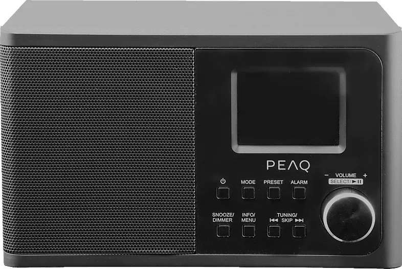 PEAQ PDR 170 BT-B-1 DAB+ Radio, DAB+, FM, Schwarz