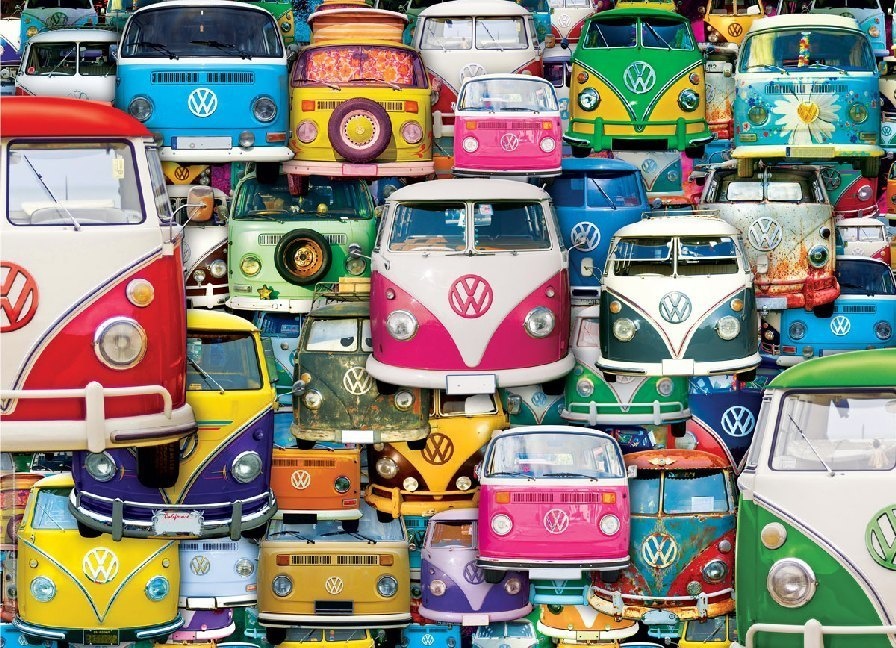Eurographics - Eurographics Puzzle 1000 - VW Bus - Funky Jam (Puzzle)