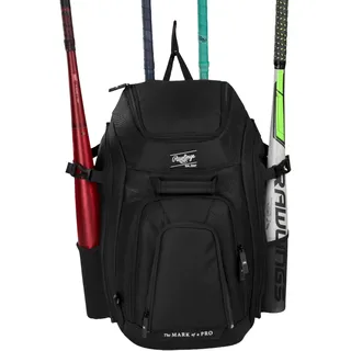 Rawlings Legion 2.0 Spieler-Rucksack, Baseball/Softball, Schwarz