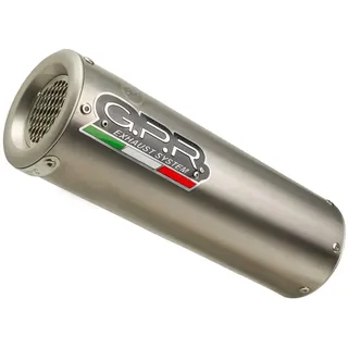 gpr exclusive M3 Natural Titanium Diavel 1198 11-16 Nicht Homologierter Schalldämpfer - Silver / Silver - Not Homologated