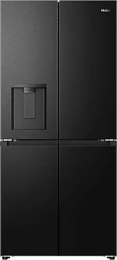 HAIER HCR58S18CWMB Cube 83 French Door Kühlgefrierkombination (523 l, C, 1850 mm hoch, Schwarz)