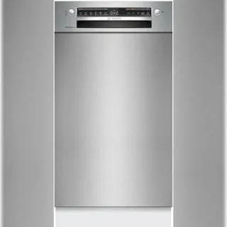 Bosch Serie 4 SPU4HMS10E Einbau-Geschirrspüler (unterbaufähig, 448 mm breit, Edelstahl)