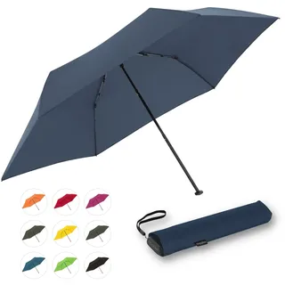 Doppler Taschenschirm Zero,99 Flat I Ultra leichter Regenschirm I Kleiner Schirm I Mini Regenschirm I Leicht zu Öffnen I Flach & kompakt I Taschenregenschirm windproof
