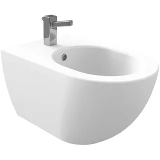 Wand Bidet Hängebidet Intimdusche Keramik Verborgene Befestigung Weiß - Creavit