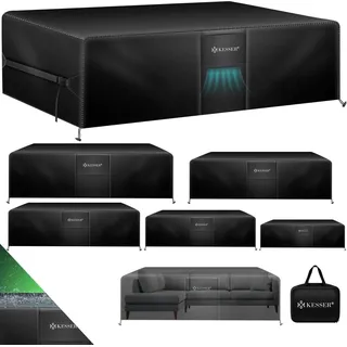 Kesser Gartenmöbel Abdeckung 170 x 94 x 71 cm Schwarz