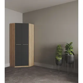 »Barcelona Kleiderschrank Ecklösung Raumwunder« in 2 Tiefen Schrank Eckschrank Garderobe