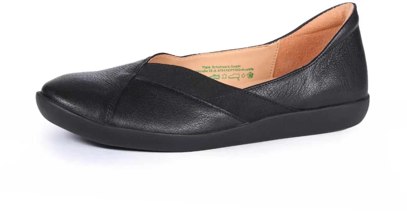 Think Ballerinas schwarz Nature schwarz 1308-0000 - NTR 77 Gr.40