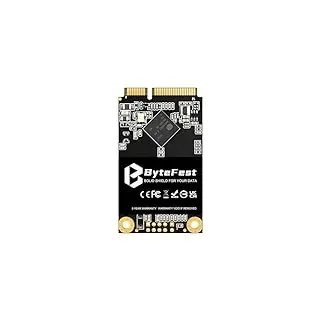ByteFest SSD Festplatte 256GB mSATA Mini SATA III Interne SSD für PC und Laptop (30x50mm)