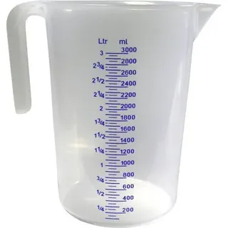 Conrad Messbecher 3l Polyethylen