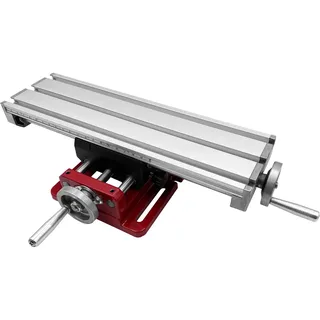 Kreuztisch aus Aluminium 310 x 90 mm mit Rundsäulenführung