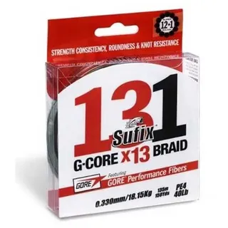 Sufix 131 G-core Geflochtene Schnur 150 M - Neon Chartreuse - 0.330 mm
