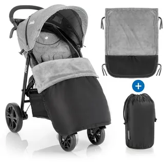 zamboo Universal Decke für Kinderwagen und Buggy - Beindecke für Sportwagen & Schwarz