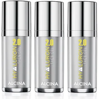 3x Alcina Hyaluron 2.0 Face Gel Durstlöscher für die Haut 30 ml
