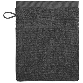 Waschhandschuh 16 x 22 cm anthrazit