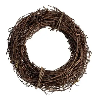NaDeco Clematis-Kranz in Natur, Durchmesser ca. 15cm | Deko-Kranz | Naturkranz | Rebenkranz | Weidenkranz | Türkranz | Waldrebe | | Osternest | Osterdeko | Naturdeko