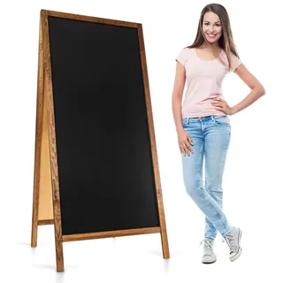 Kundenstopper »Kreidetafel-Aufsteller XL« aus Holz, 72x160 cm