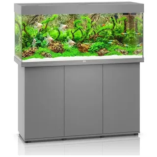 Juwel Rio 240 Komplett Aquarium mit Unterschrank grau