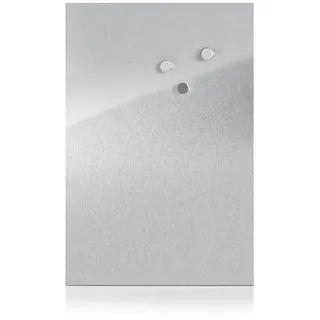 Magnettafel Edelstahl (BH 40x60 cm) - silber - BH 40x60 cm