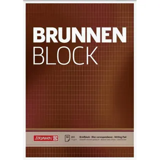 Brunnen Briefblock 70g/m2, A4, rautiert