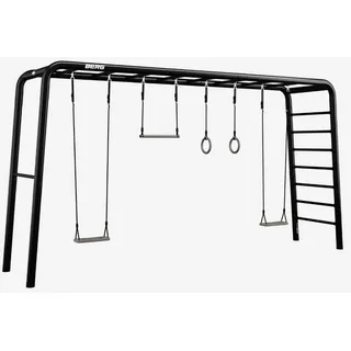 Berg Toys BERG PlayBase Extra Large Rahmen Klettergerüst Schaukelgestell mit Reckstange, Leiter & Active Set