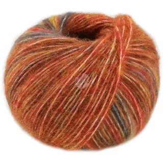 LANA GROSSA Picasso | Soffilo mit 36% Baby Alpaka, 36% Schurwolle (Merino extrafine), 28% Polyamid und interessantem Farbeffekt |50g Wolle zum Stricken & Häkeln | 210m Garn FB 11