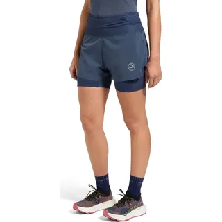 La Sportiva Ultra Distance Shorts Women night sky/chalk (B46W04) M