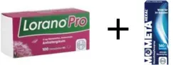 LORANOPRO 5 mg Filmtabletten 100 St. + MOMETAHEXAL Heuschnupfenspray 18g Set