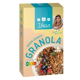 3Bears Granola - Hafer-Crunch Sarah Harrison Müsli 325,0 g