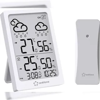 Renkforce RF-6416472 Funk-Wetterstation Anzahl Sensoren max. 1St.