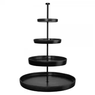 Asa Selection Etagere 4-stufig Grande - Schwarz