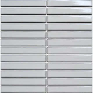 Keramikmosaik Premium Mosaik Kit Kat Schnee 30x30 cm glänzend MOSKK2SNL