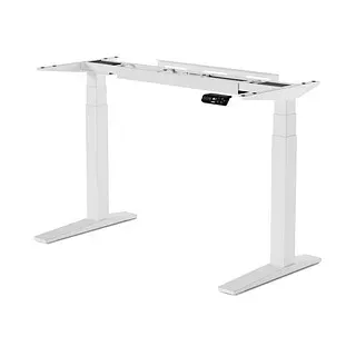 FlexiSpot E7 Pro elektrisch höhenverstellbares Schreibtischgestell weiß ohne Tischplatte, C-Fuß-Gestell weiß 110,0 - 190,0 x 68,0 cm