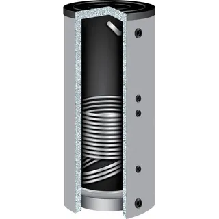 TWL Technologie 200 Liter Edelstahlspeicher ES-200 Edelstahl Standspeicher Boiler