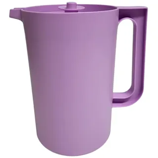 Tupperware Kanne Wasserkrug Milchkanne Pitcher 2,0 Liter auslaufsicher mit Druckdeckel BPA-frei lila
