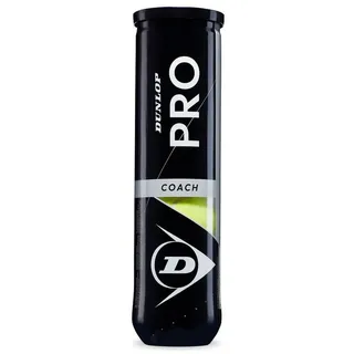 Dunlop Tennisball Pro Coach - für Coaching und Trainingseinheiten (1x4er Dose)