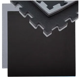 Eyepower 90x90cm Trainingsmatte mit Rand - 20mm Bodenschutz-Matte