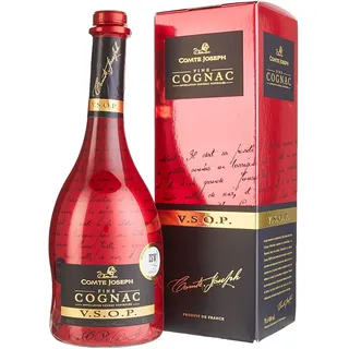 Comte Joseph - Cognac VSOP in Geschenkverpackung - 40% Vol - Herkunft : Frankreich (1 x 0.7 l)