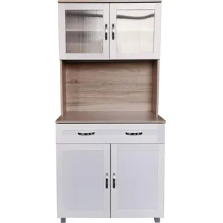 Hti-Living HTI-Living, Küchenbuffet Sonoma/Weiss Blanca